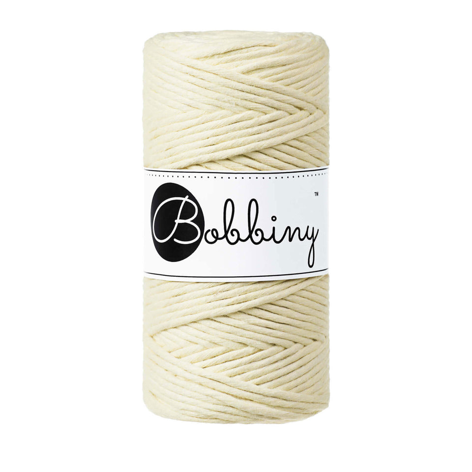 Bobbiny Macrame Rope 3mm - High quality macrame cord - Blond