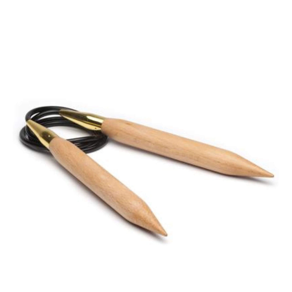Jumbo Birch 40" Fixed Circular Knitting Needle