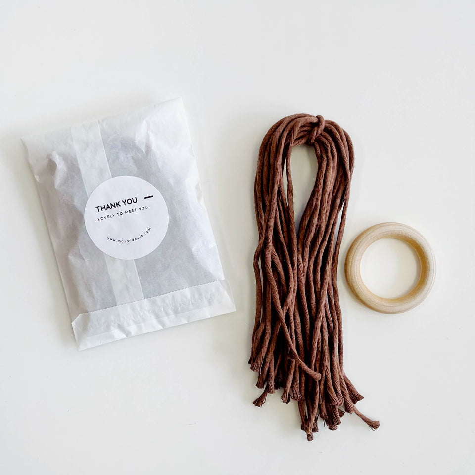 DIY Macrame kit - Christmas winter ornament