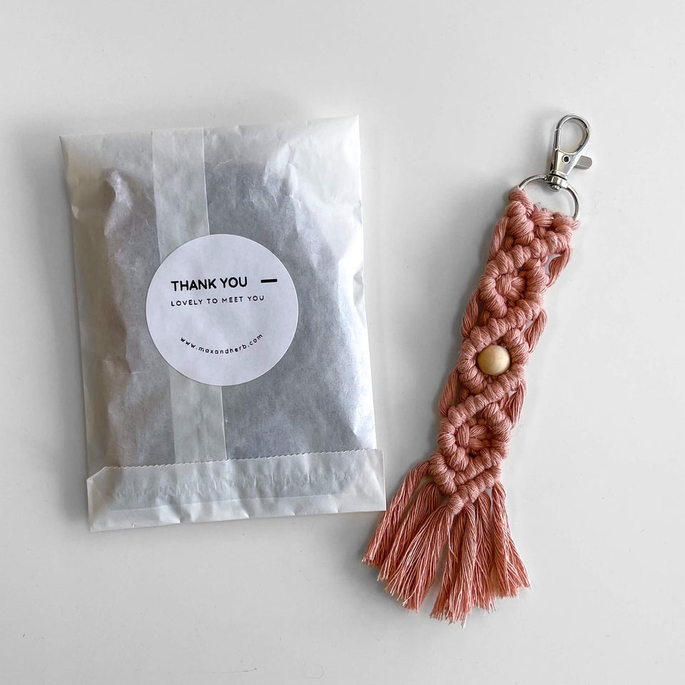 DIY Diamond Keychain Macrame Kit for Beginners