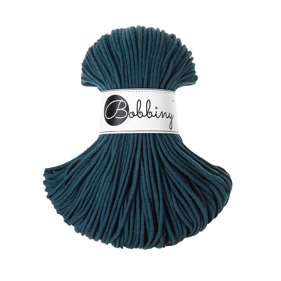 Bobbiny Premium Braided Cord 3mm Peacock