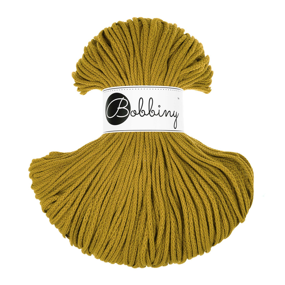 Bobbiny Premium Braided Cord 3mm Spicy yellow