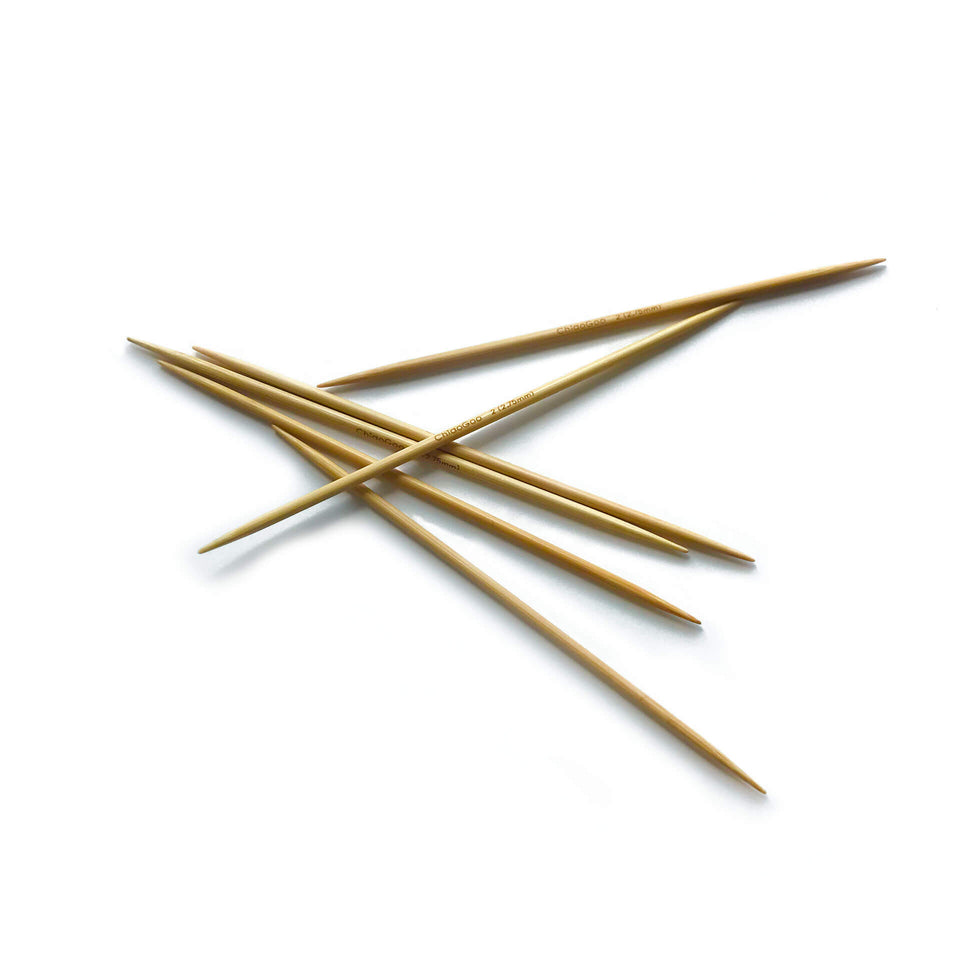 Natural Bamboo 5" Double Pointed Knitting Needle