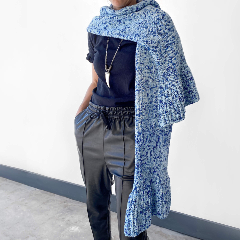 EASY KNITTING PATTERN SCARF