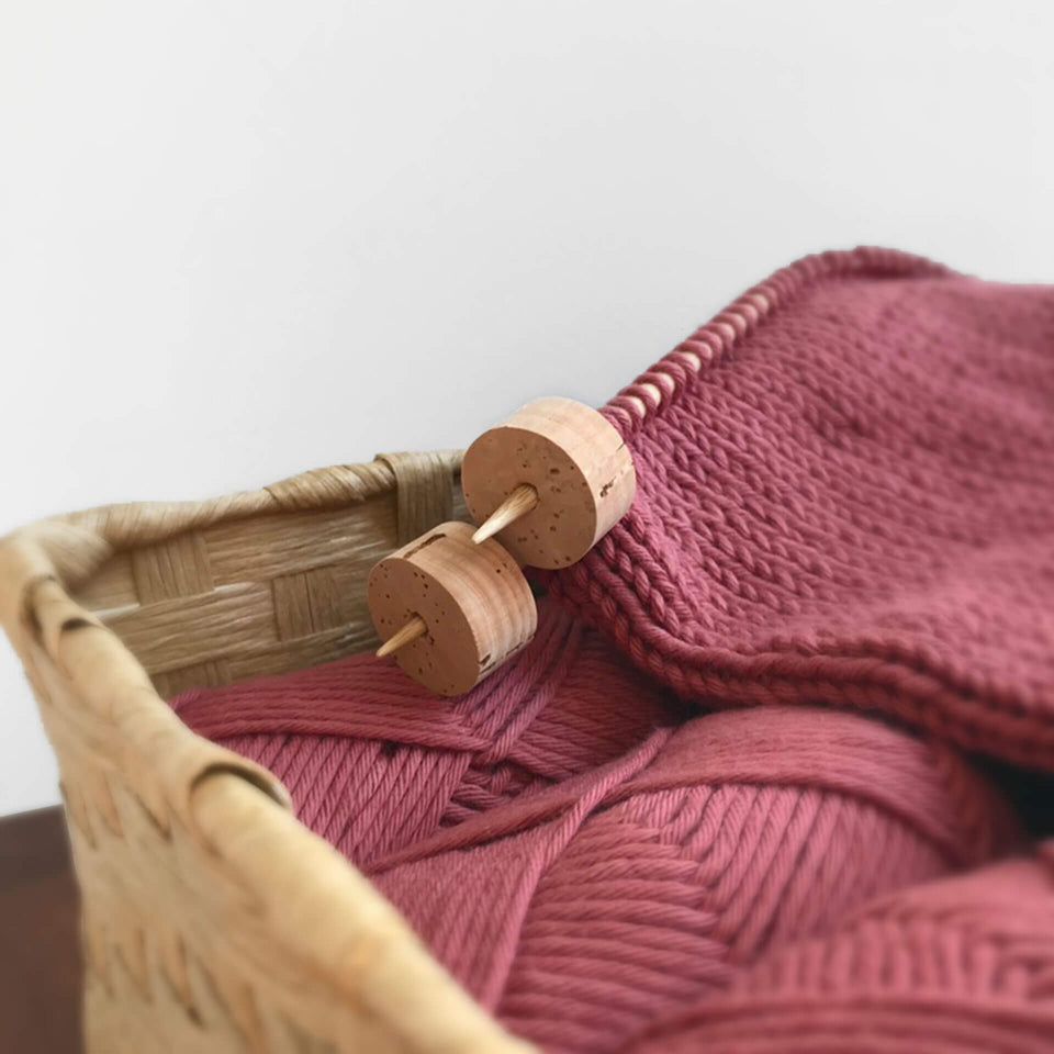Knitting Needles Stitch Stoppers Eco-friendly