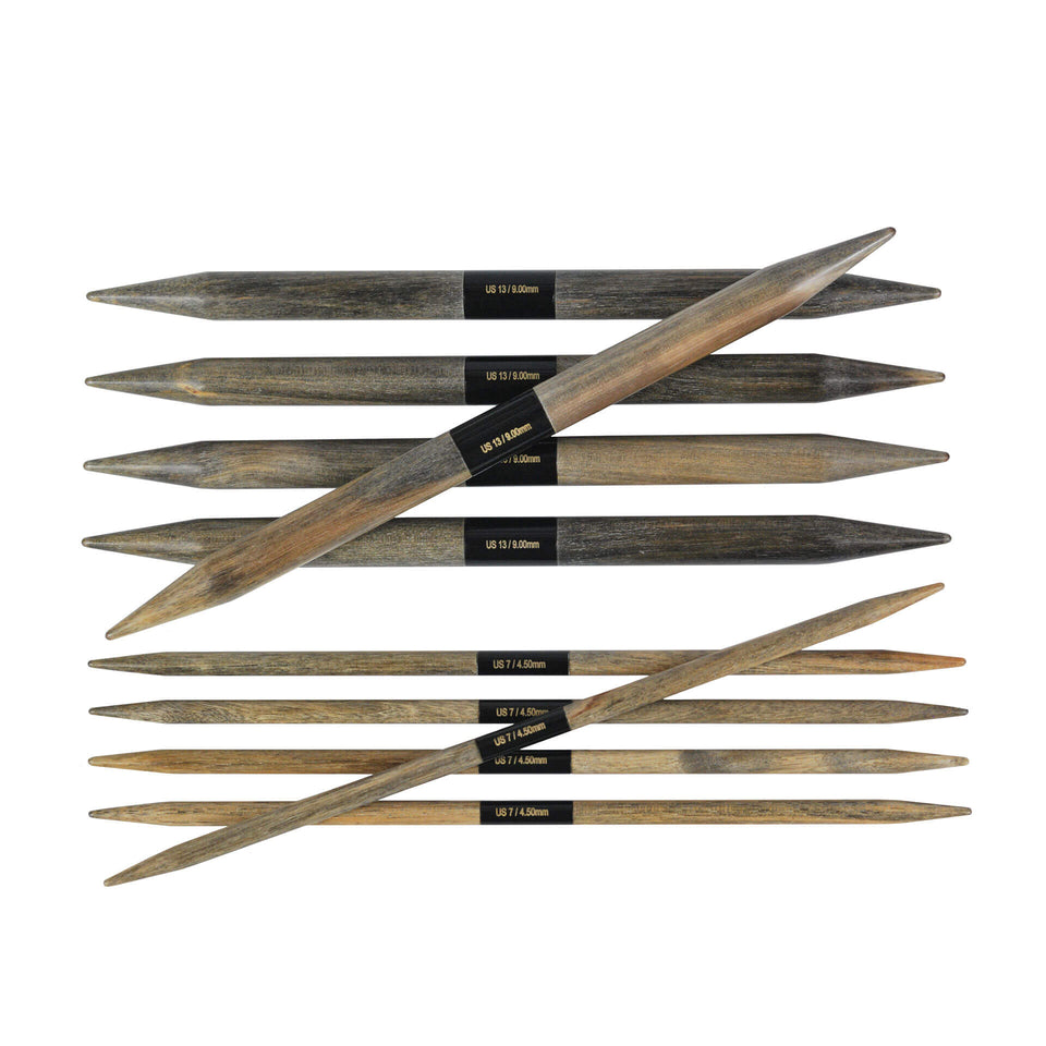 Lykke Driftwood 6" Double Pointed Knitting Needle