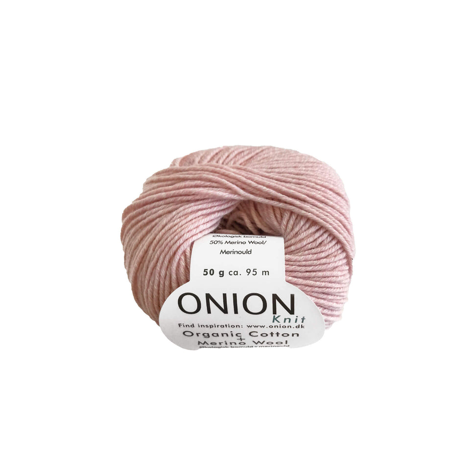 Onion Yarn Organic Merino Cotton-Light-Pink