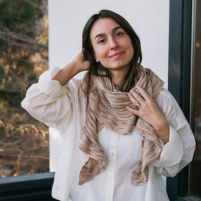 Pampa Shawl Knitting Pattern by Jojo Tricot