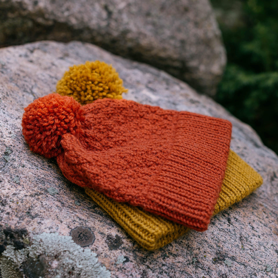 Woodland — Piñon Beanie Knitting Pattern