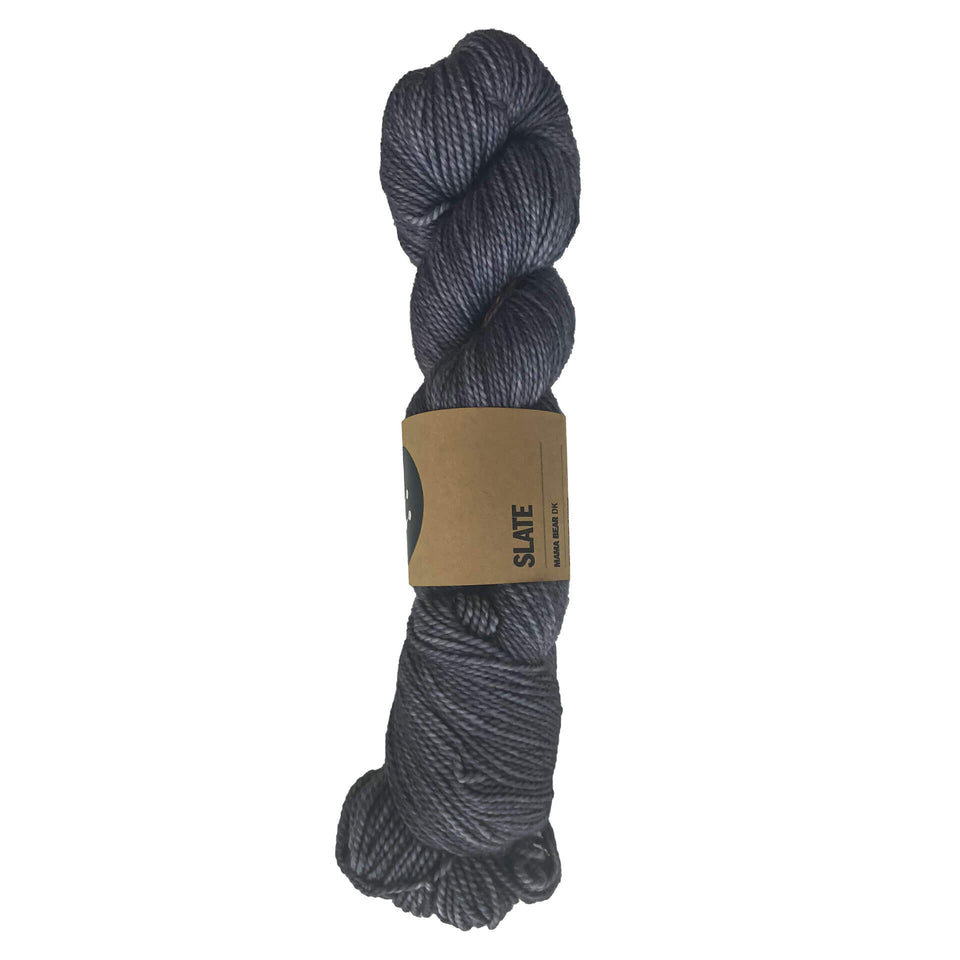 Kraeo yarn - Fuzzy Family - Fingering weight yarn - Slate