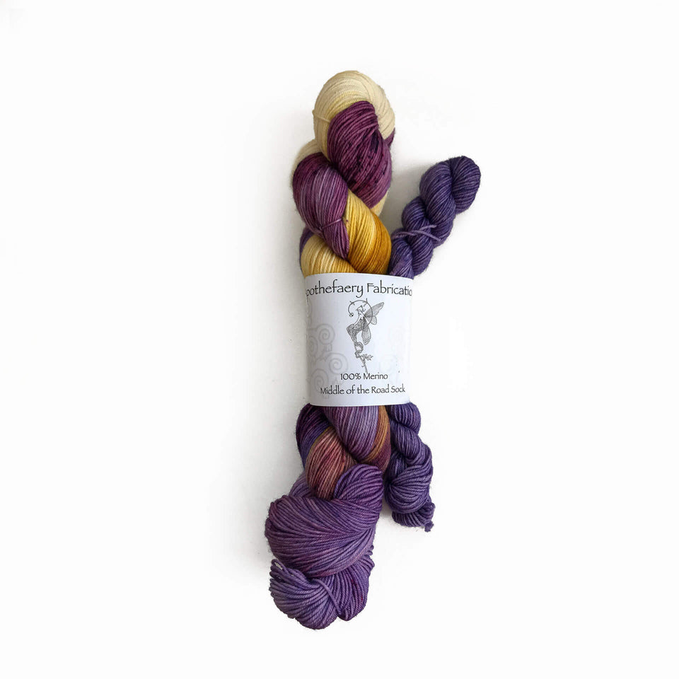 Sock KNitting sock from Apothefaery - Autumn Skies - 100% Superwash Merino