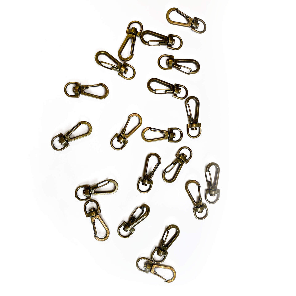 Swivel Lobster Clasps for Macrame Keychains