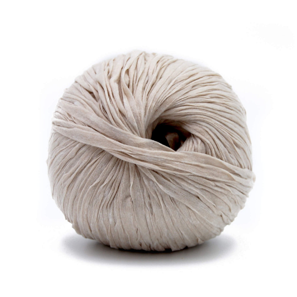 Washi Yarn - Ecru 100% Recycled Fiber Light and soft