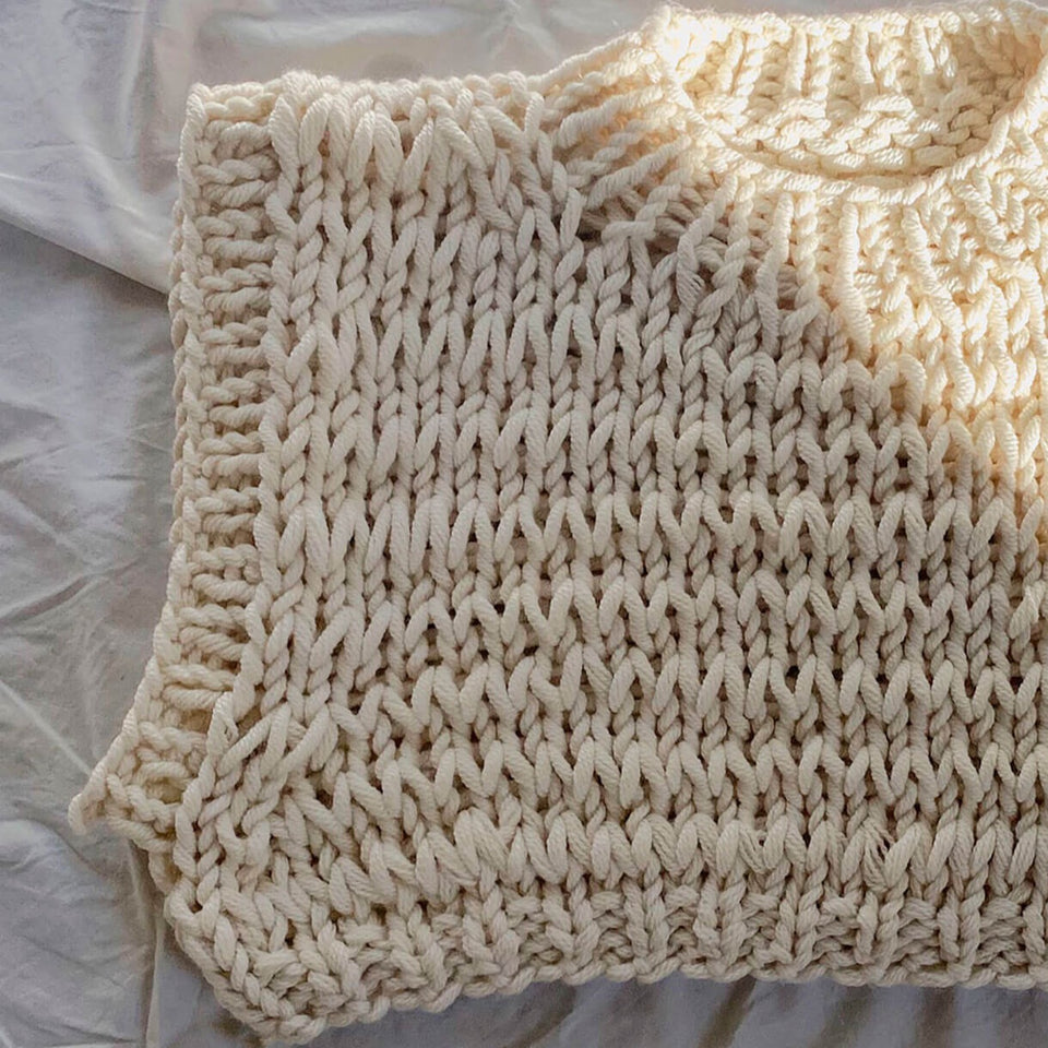 Easy Chunky Knitting Pattern -