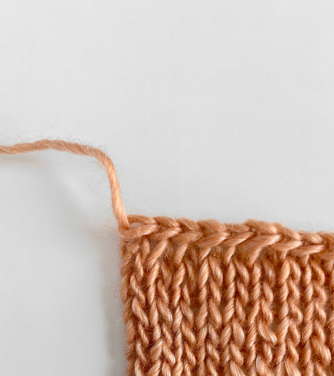 This is how to neatly bind-off the last stitch