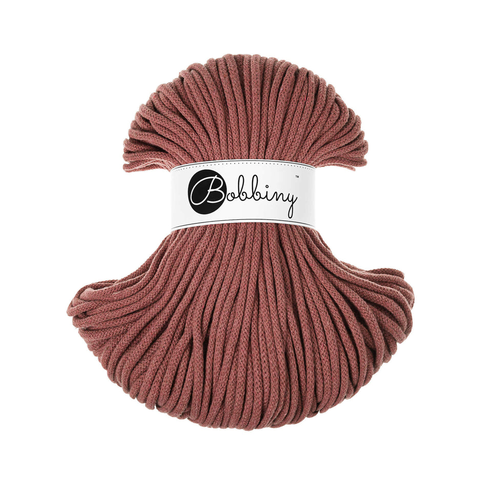 Bobbiny Premium Braided Cord 5mm Sunset  Color - Ideal for knitting and crochet projects