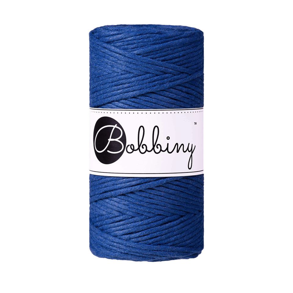 Bobbiny Macrame Rope 3mm - High quality macrame cord - Blue