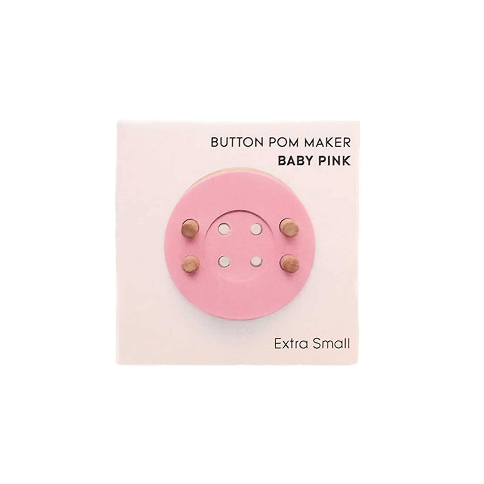 Pom Maker - Button Pom Maker Baby Pink box