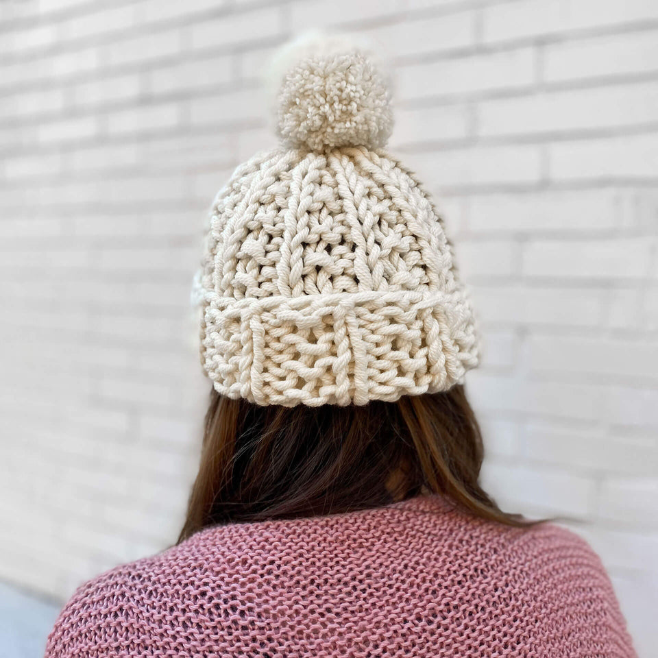 Angelina Chunky Beanie Knitting Pattern