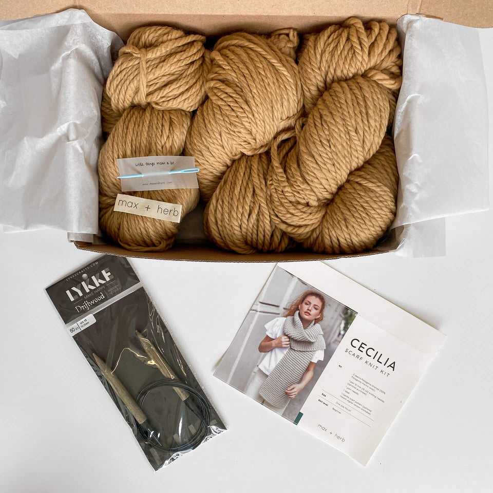 Cecilia Scarf Knit Kit
