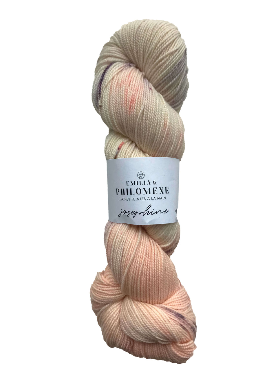 Emilia Philomene yarn Josephine Les Gourmandises  - 100% Merino Wool Hand Dyed