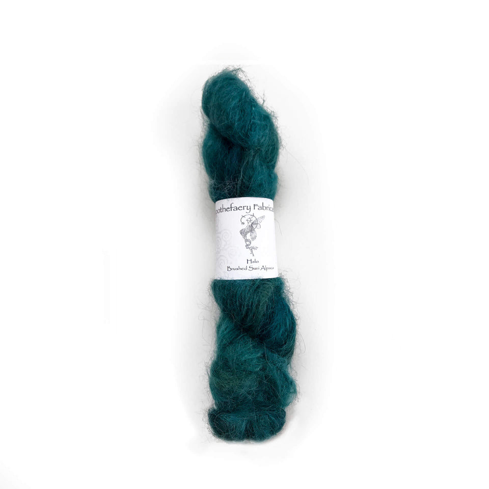 Brushed Suri Yarn Apothefaery Halo Deep Pool