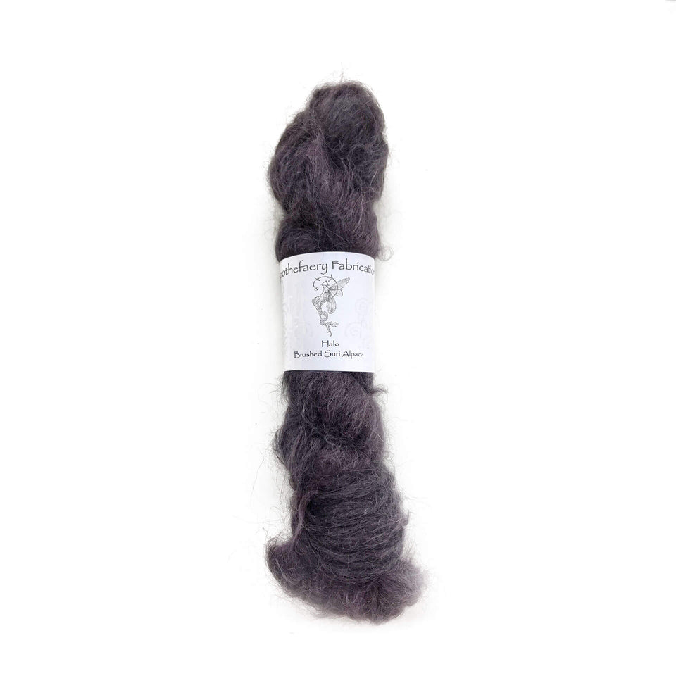 Brushed Suri Yarn Apothefaery Halo Graphite