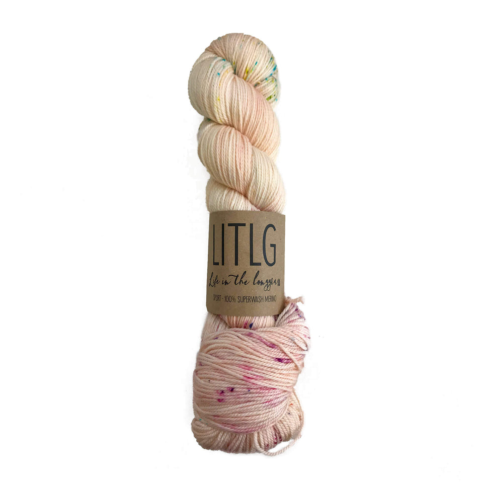 LITLG Sport Superwash Yarn - Cantaloupe Color -