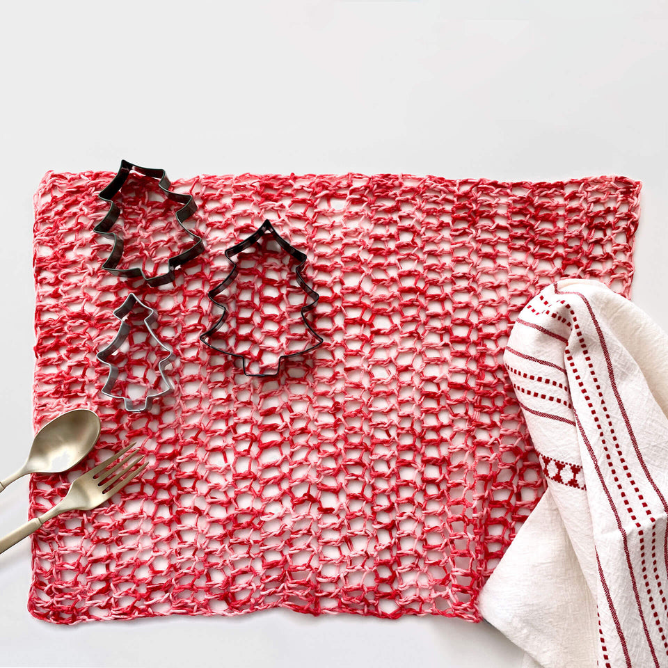 Free Placemat Crochet Pattern - Washcloth - 100% Pima Cotton