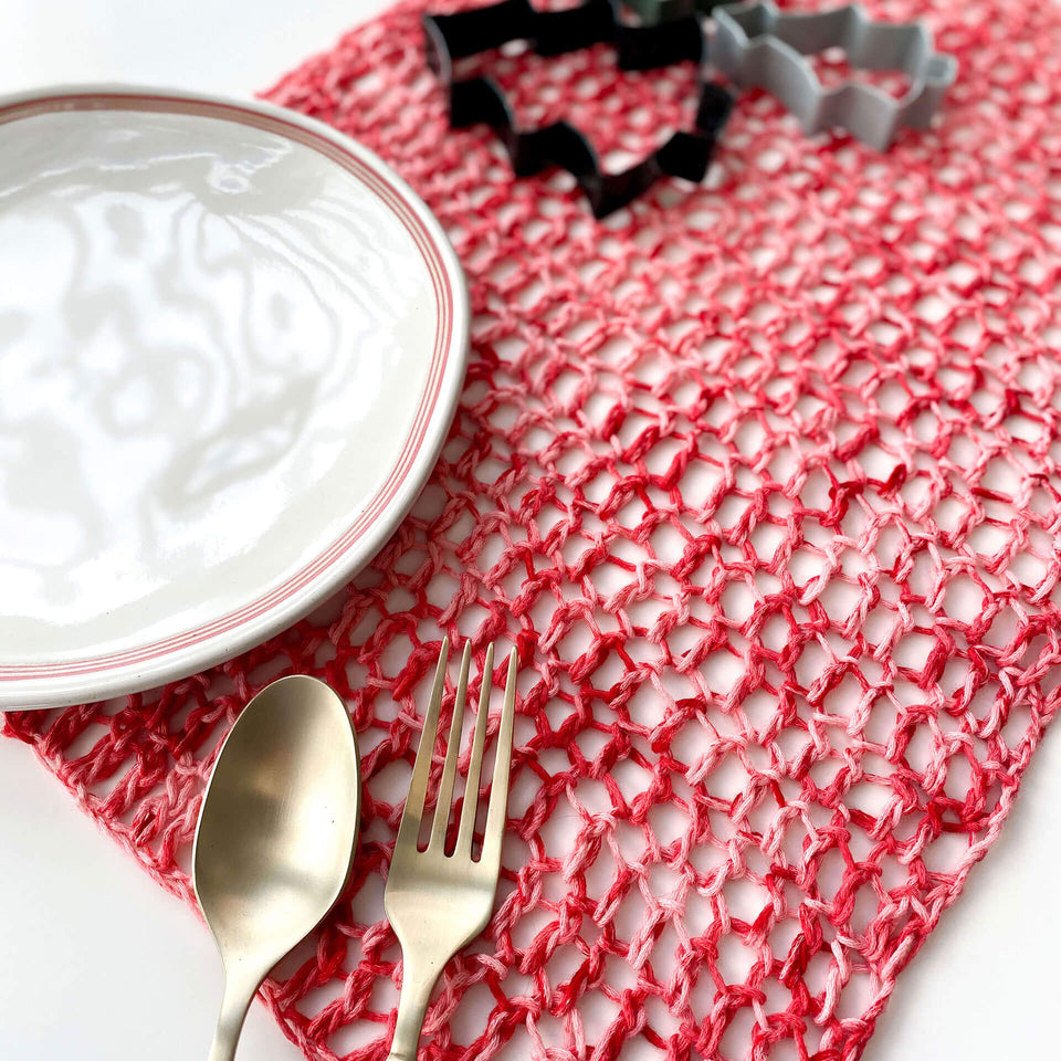 Free Placemat Crochet Pattern - Washcloth - 100% Pima Cotton