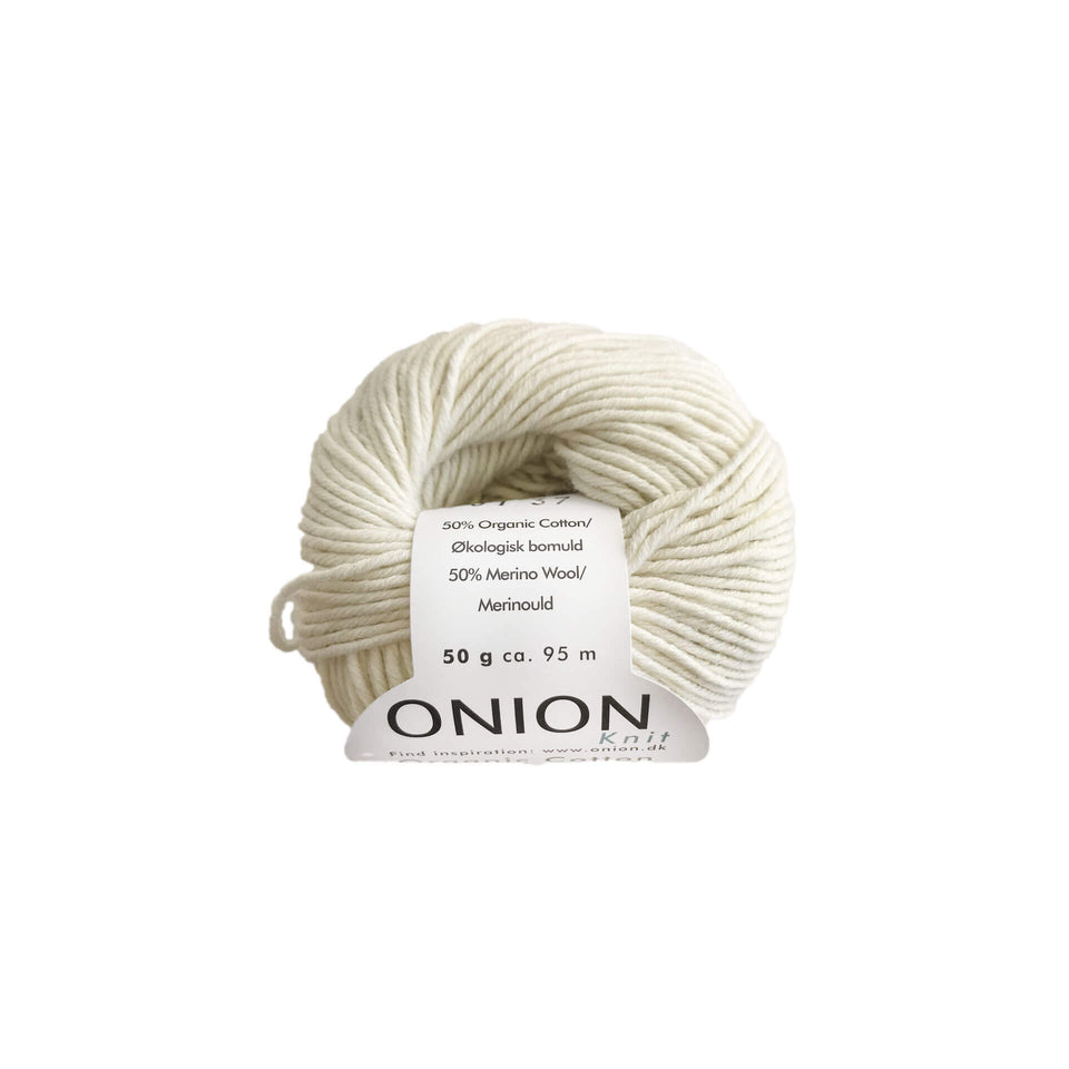 Onion Yarn Organic Merino Cotton-Off-White