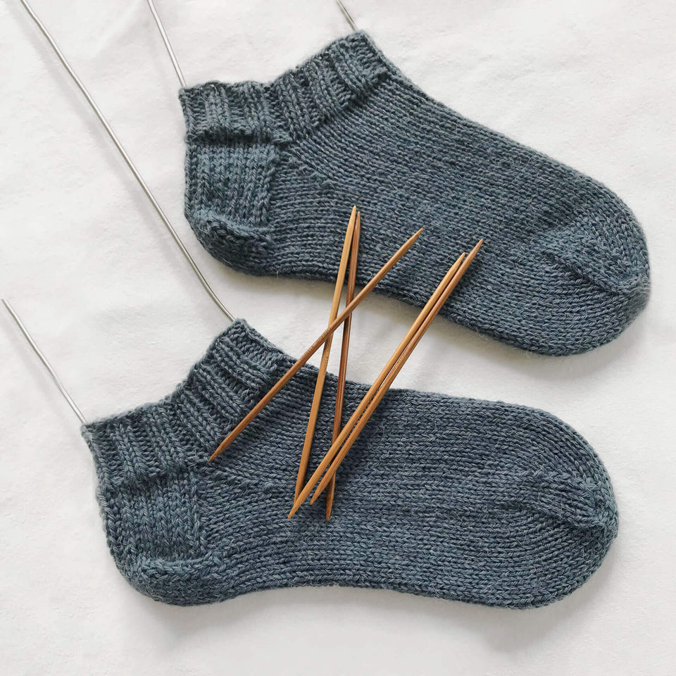 Erica's Easy Knit Sock Tutorial! (Beginner Friendly Knitting Tutorial!) 