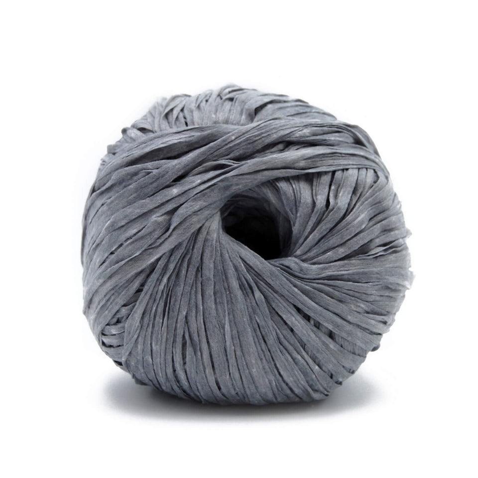 Washi Yarn - Gray 100% Recycled Fiber Light and soft