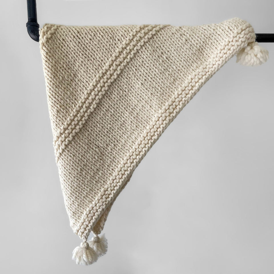 Baby Blanket Pattern Easy Knitting pattern for beginners