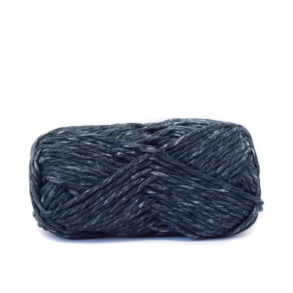 Paper Cord Yarn - Black 100% Recycled Fiber Light and soft