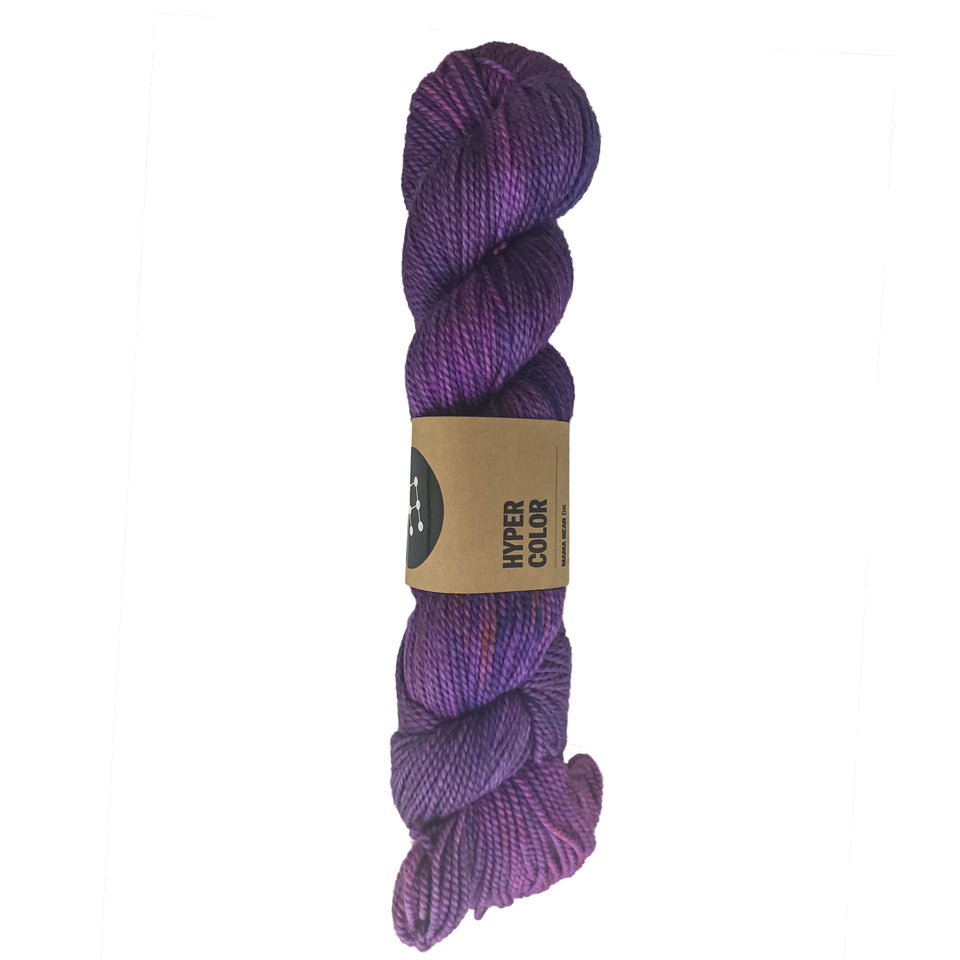 Kraeo yarn - Fuzzy Family - Fingering weight yarn - Hyper Color