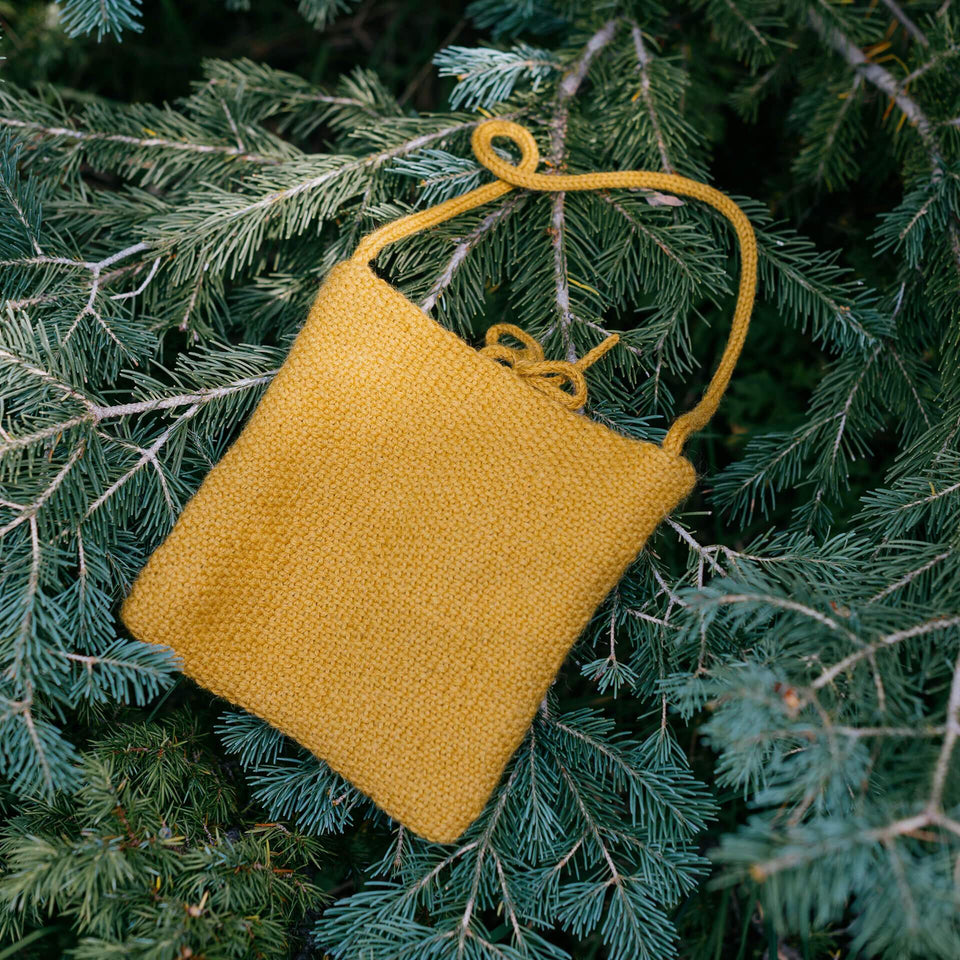 Lichen Bag made with Alpakka Ull- Designed by Jojo Tricot - Woodland Collection