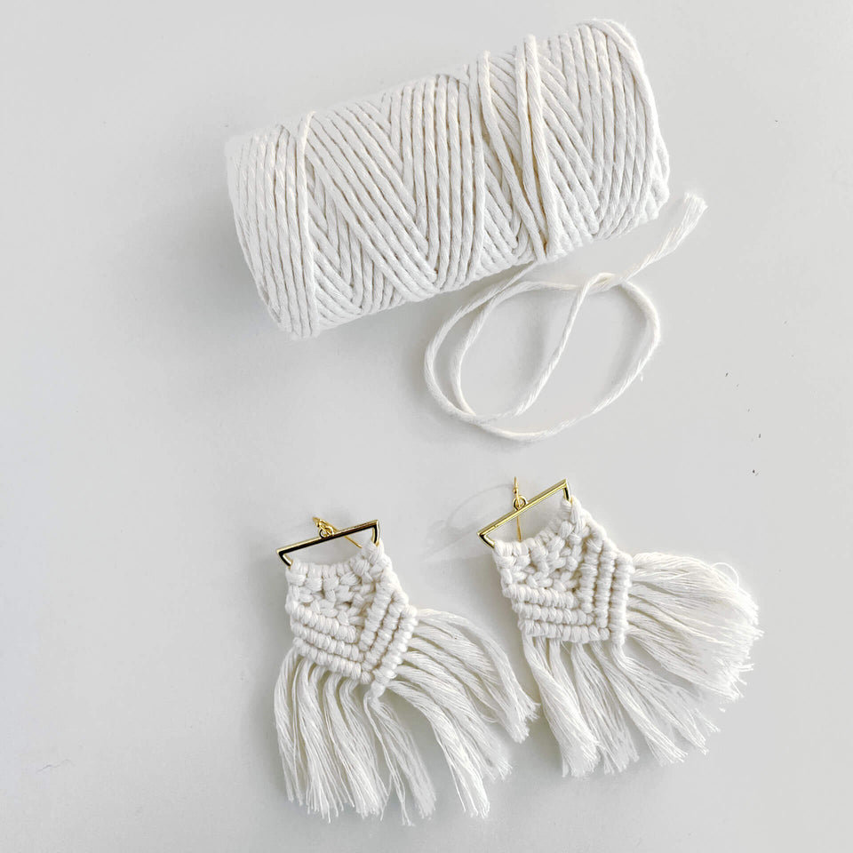 DIY Macrame Earring Kit for Beginners