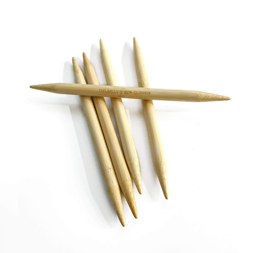 TAKUMI Bamboo 7" Double Pointed Knitting Needle